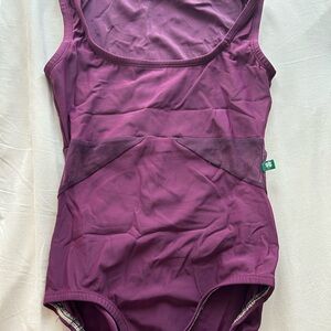 Luckyleo leotard w/ mesh panels
